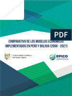 Análisis Comparativo de Los Modelos Económicos Implementados en Perú y Bolivia 2006 2021