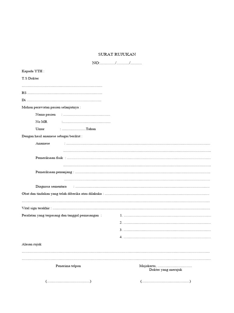 Surat Rujukan | PDF