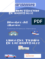 Administración de Hospitales: Nombre Del Alumno