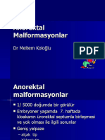 Anorektal Malformasyonlar