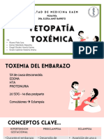 Fetopatía Toxémica. Pediatría