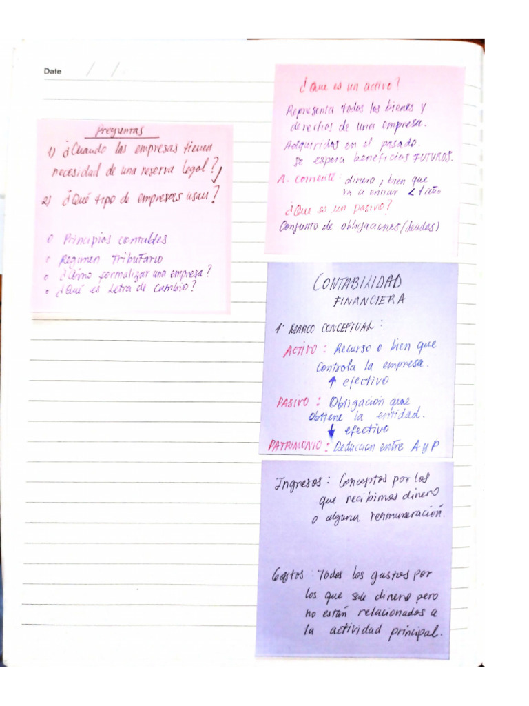 Apuntes De Contabilidad General Pdf