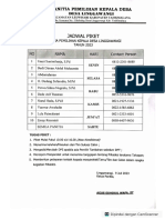 Jadwal Piket Pilkades