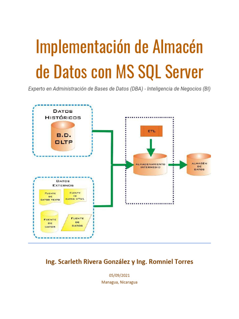Implementacion+Almacén+de+Datos+ | PDF