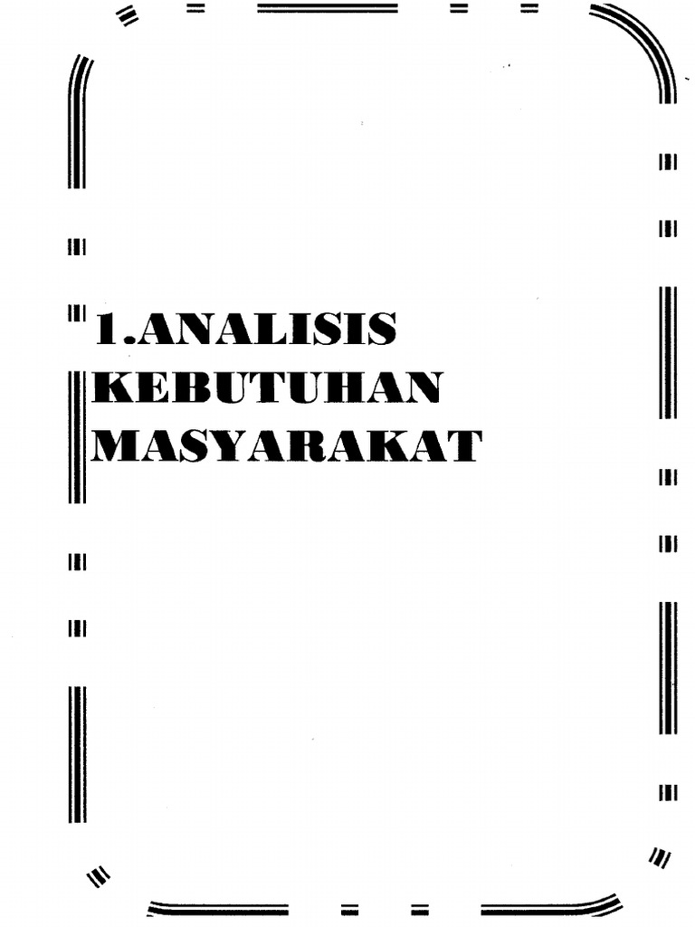 Analisis kebutuhan masyarakat split pdf 1690461908167 pdf