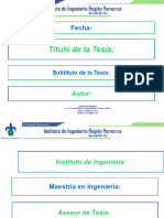 Plantilla Oficial en PowerPoint 2003 para Presentacion en La Defensa de La Tesis de Maestria
