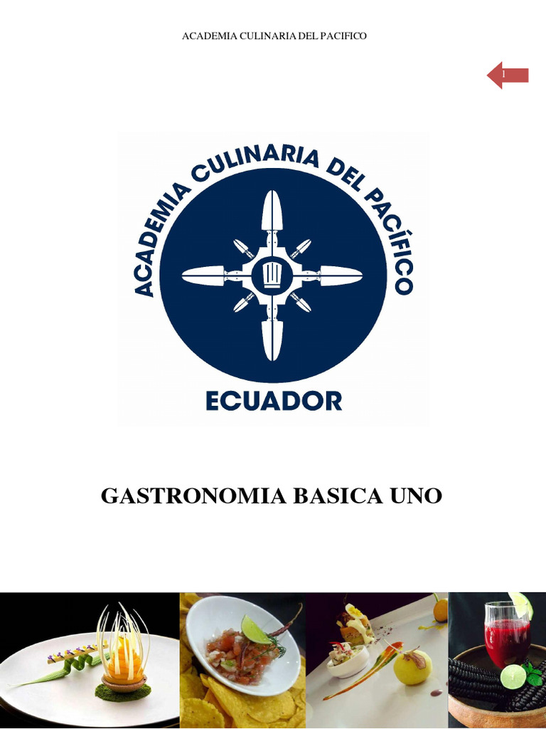 Gastronomia Basica Uno Estudiantes | PDF, image size:768x1024