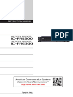 Icom IC FR5300 IC FR6300 Instruction Manual