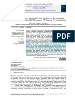 The Effect of Price, Promotion, and Location On The Purchase Decision of Subsidized KPR Homes in PT. Sarana Persada Karina