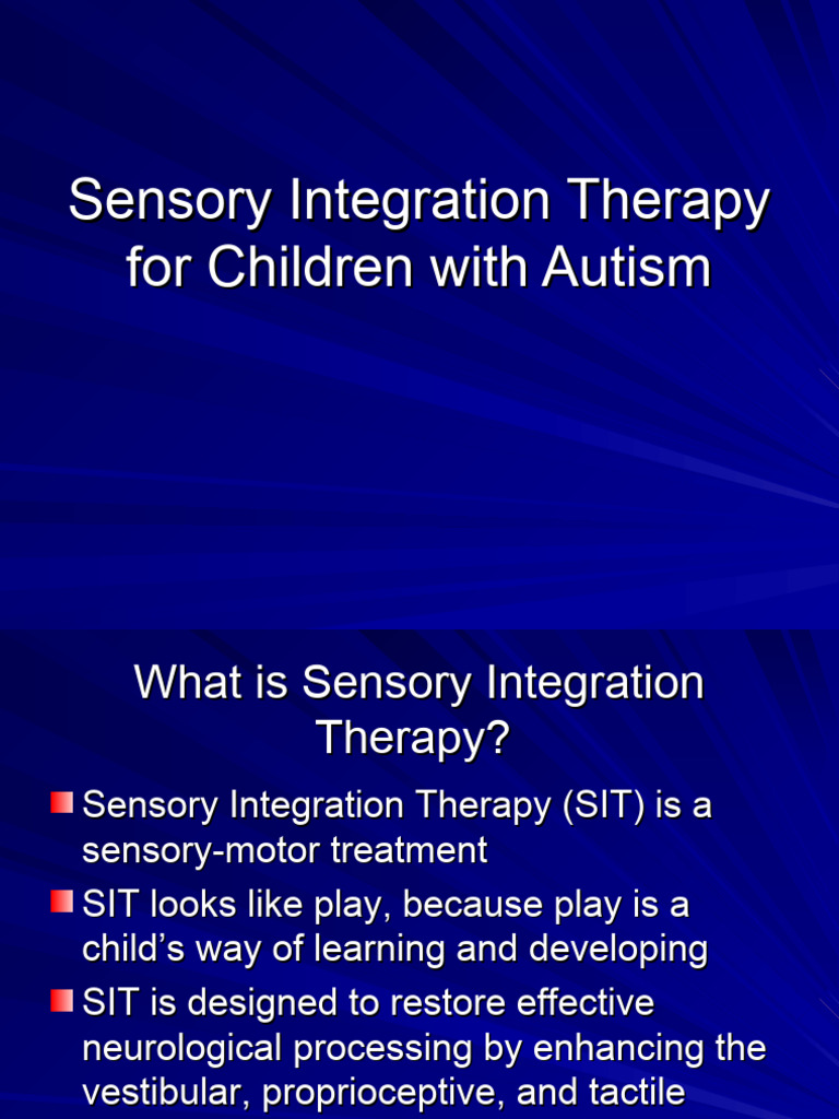 Sensory Integration Therapy Review | PDF | Science & Mathematics