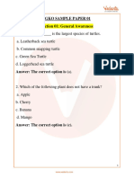 IGKO Olympiad Sample Paper 1 PDF With Answers For Class 4