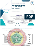 Cicilia, AMK Certificate 10th IWN Day 1