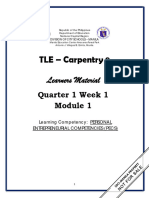 CARPENTRY 8 - Q1 - W1 - Mod1