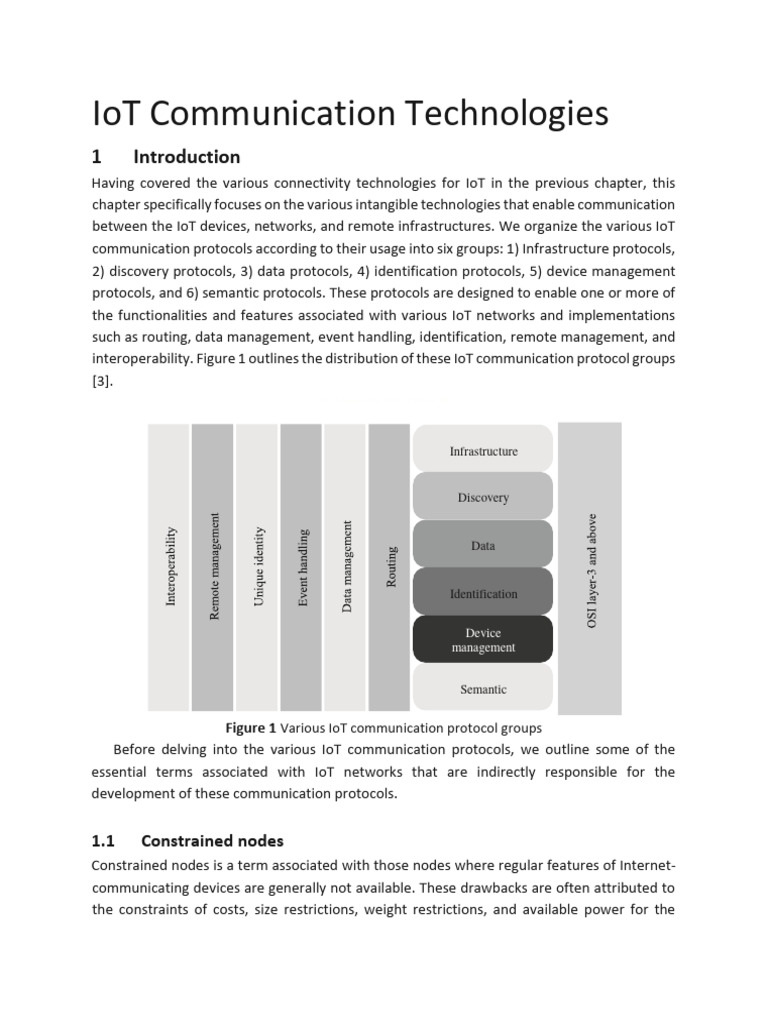 IoT Communication Technologies | PDF | I Pv6 | Computer Network