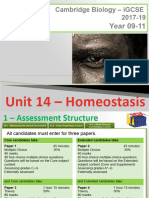 Unit 14 - Homeostasis v2