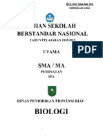 Cover Soal Usbn Biologi Utama KTSP