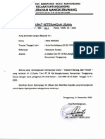 Surat Dari Kelurahan Mangkurawang