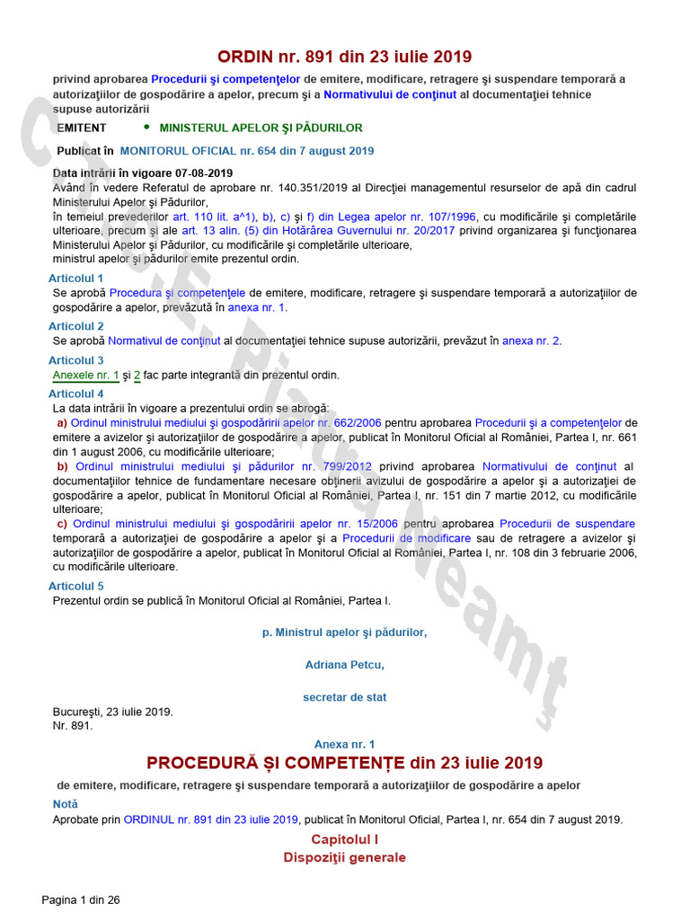 Ordinul Nr. 11012016