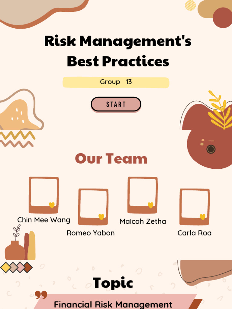 Risk Management's Best Practices - 2 | PDF