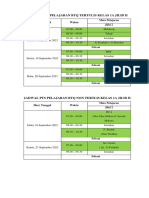 Jadwal PTS BTQ Gasal Tertulis & Nontertulis TH 2023-2024