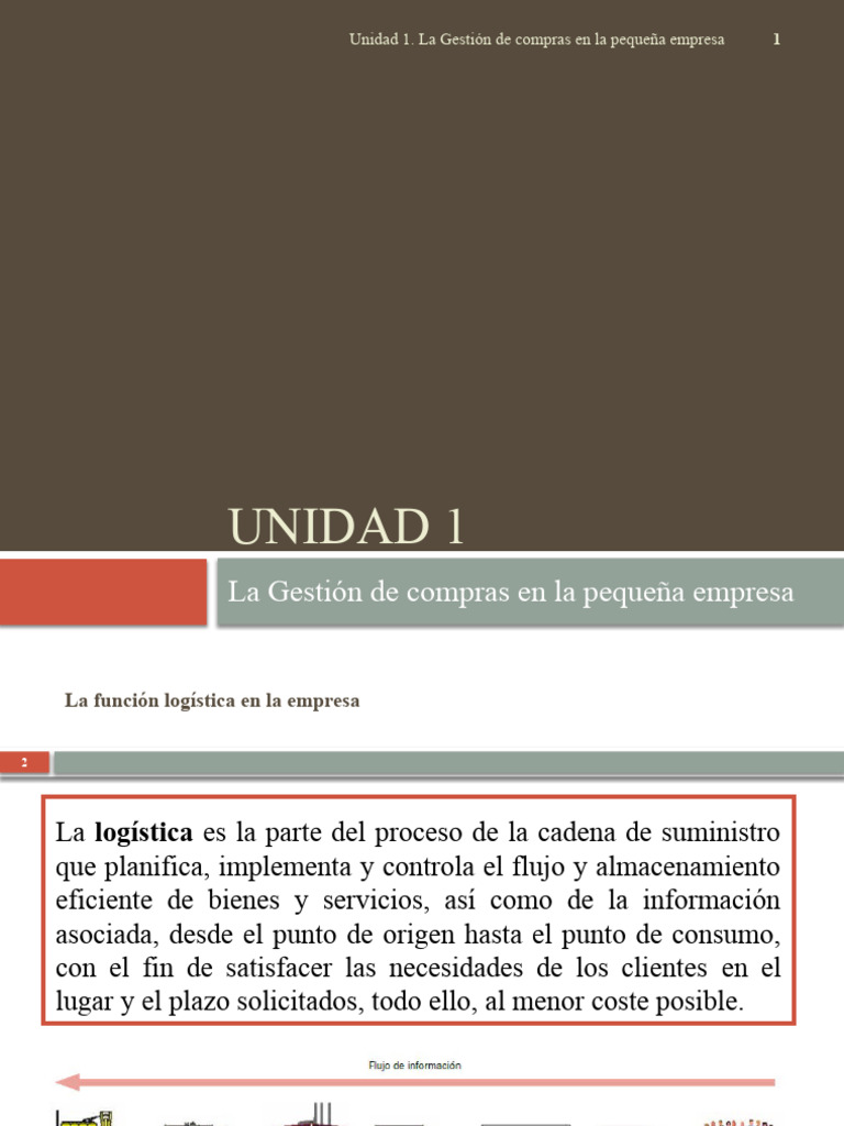 U1 Presentacion Gestion de Compras | PDF