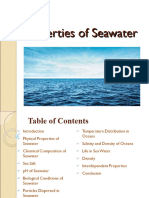 Lecture 9-Properties of Seawater