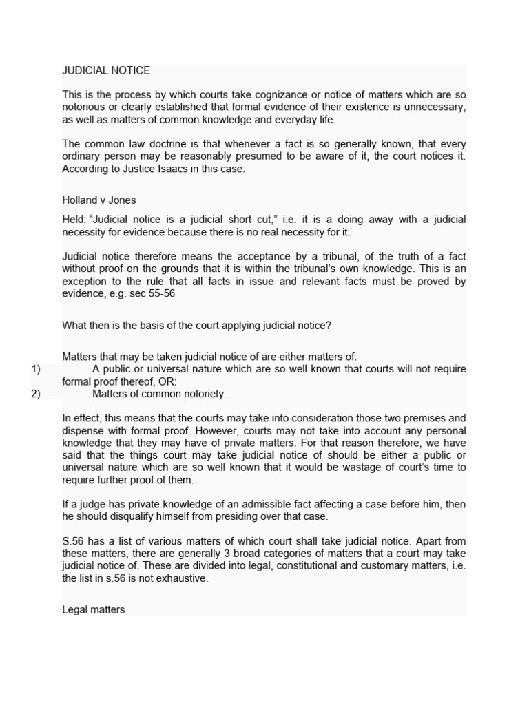 Judicial Notice PDF