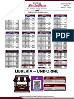 Precio de Uniformes-2023