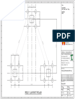 Pile Layout Plan: Notes: Cement Brand: Shah / Cemex / Insee / 7 Ring Steel Brand: BSRM