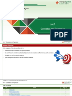 DAFM - Unit 7 - Correlation and Regression