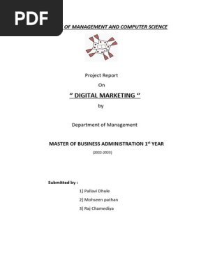 Digital Marketing Project