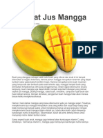 Manfaat Jus Mangga