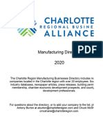 The Alliance Manufacturing Directory - 2020