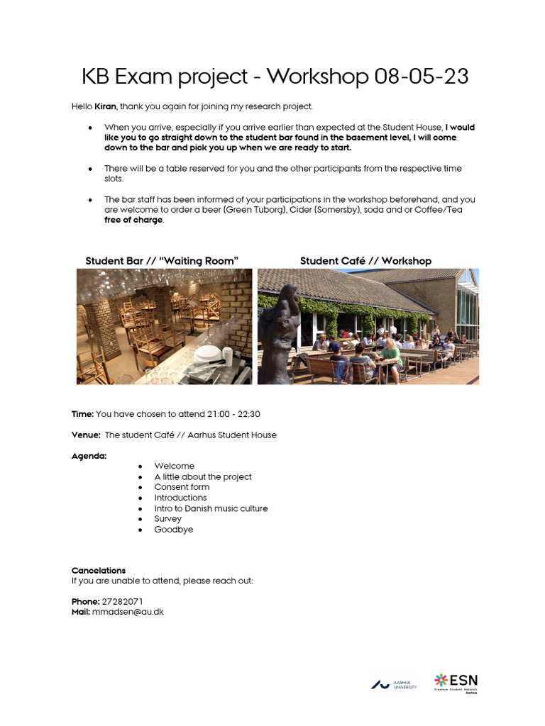 KB Exam Project Workshop Kiran | PDF