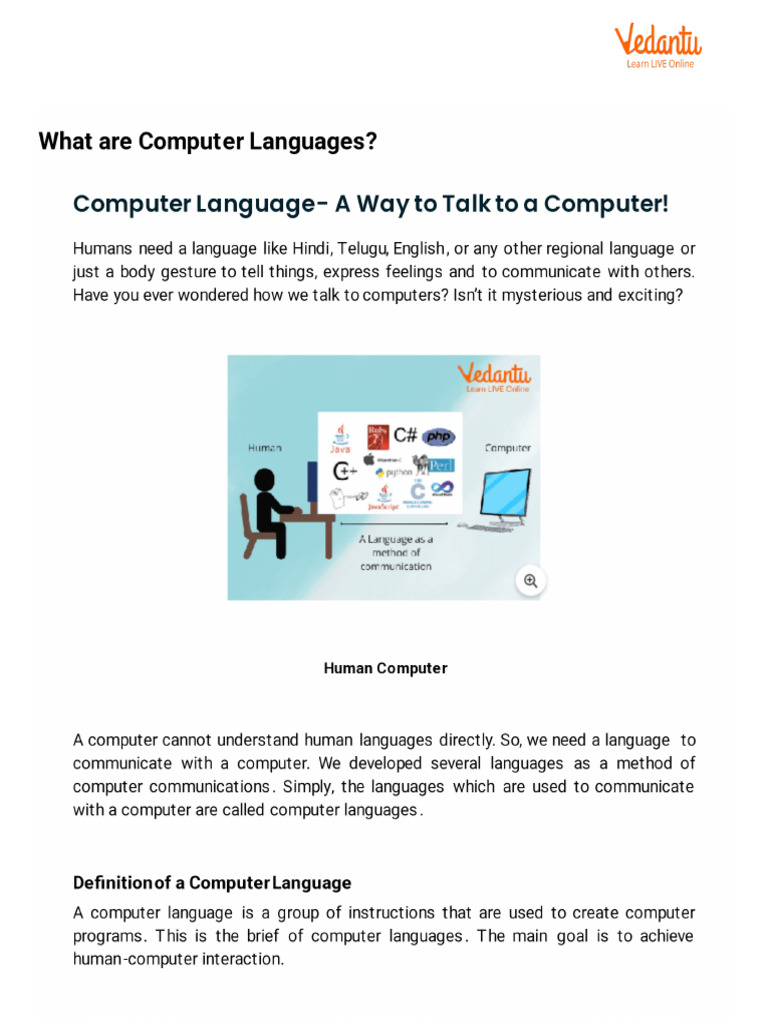 What Are Computer Languages | PDF