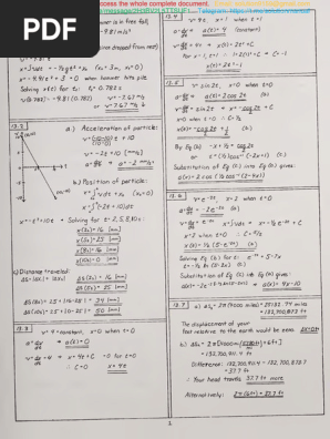 専用ページ1 Solution Manual For Dynamics by Boresi & Schmidt | PDF
