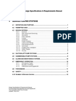 Sewage Pumping Station Design Specifications