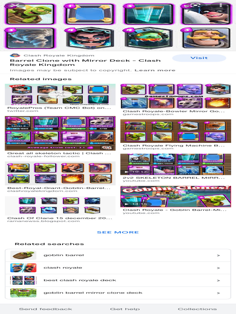 Best 2v2 Deck Barrel Clone Mirror Rage Google Search PDF