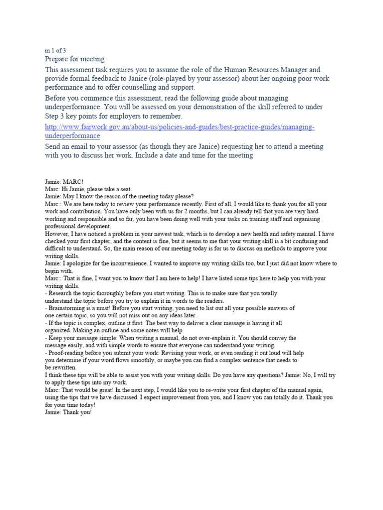 Underperformance | PDF | Self-Improvement