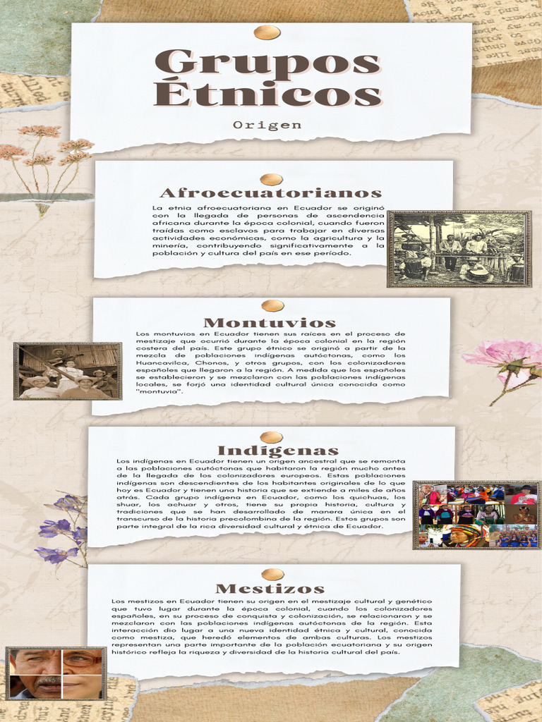 Grupos Étnicos del Ecuador: Mestizos y Más | PDF