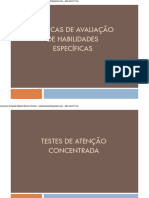 Apostila Aula Maria Viliane Técnicas de Avaliação de Habilidades Específicas Testes de Atenção e Teste de Memória