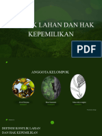 Konflik Lahan Dan Hak Kepemilikan