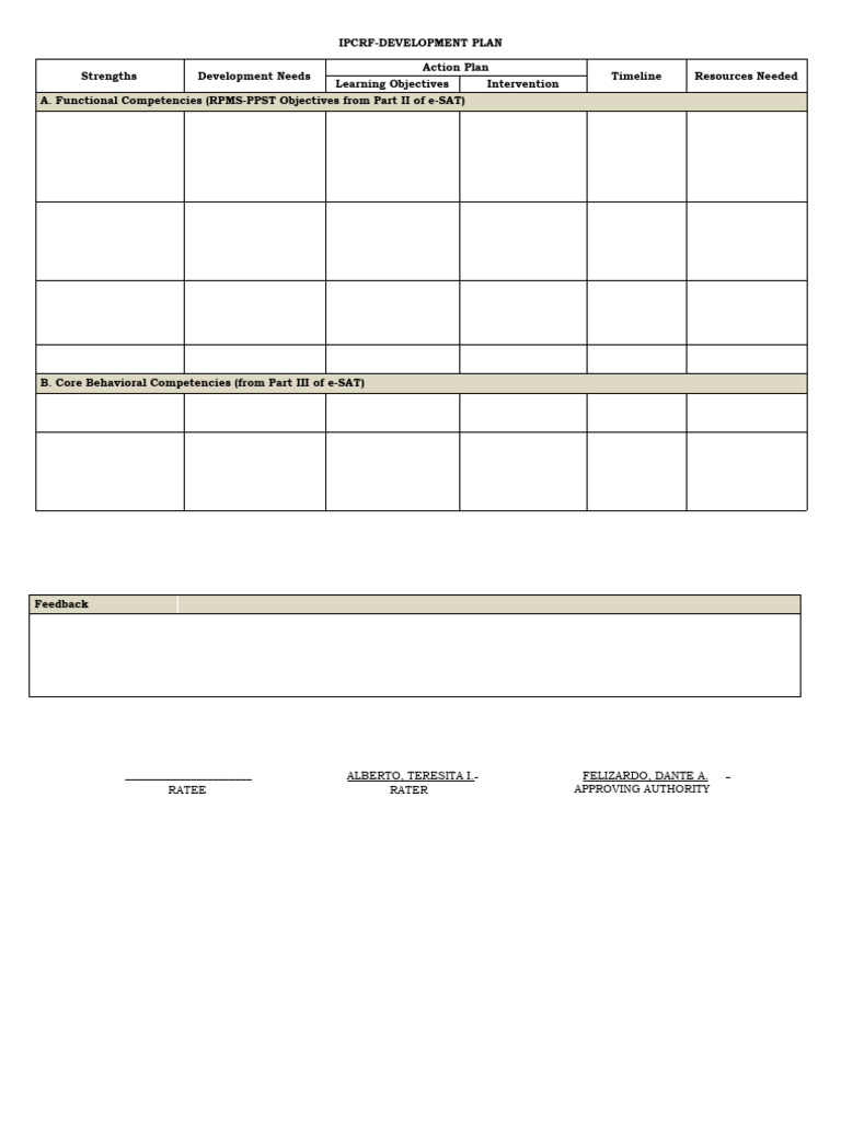 Idp blank form pdf