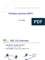 Wireless Security (WEP) : EJ Jung