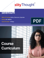 QT Selenium Course Content 2023