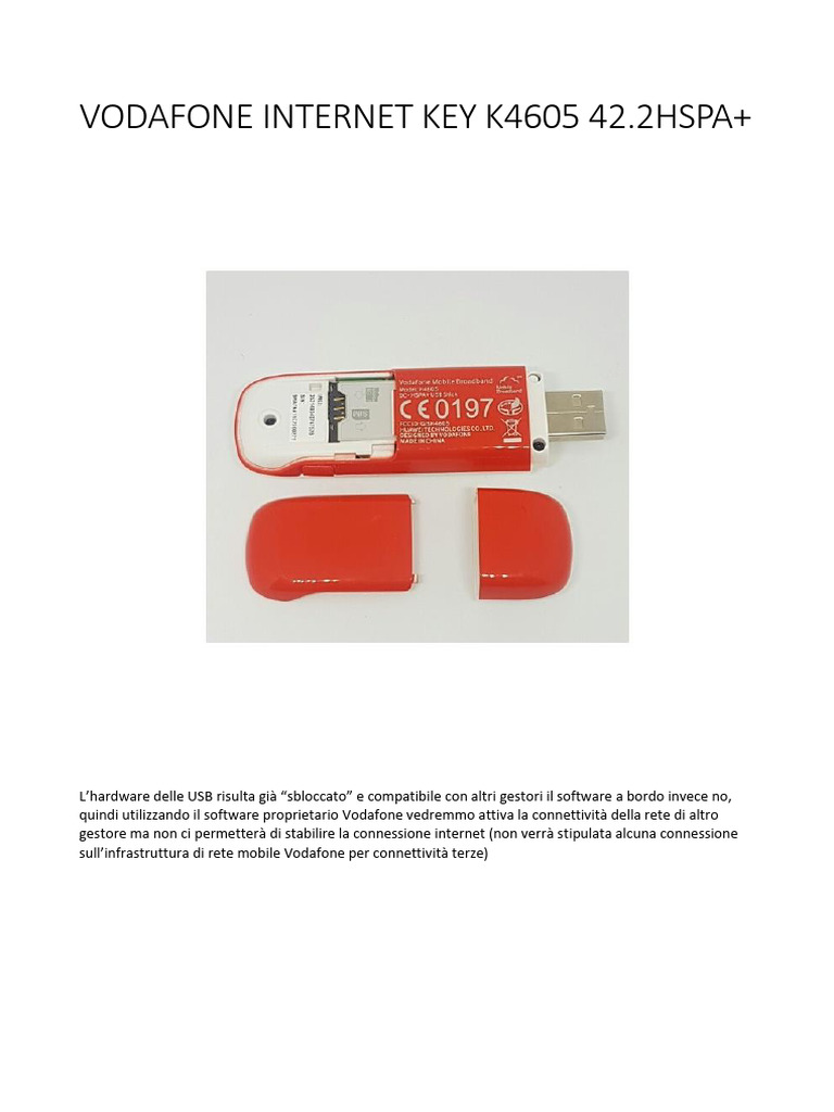 Vodafone Key K4605 42 PDF