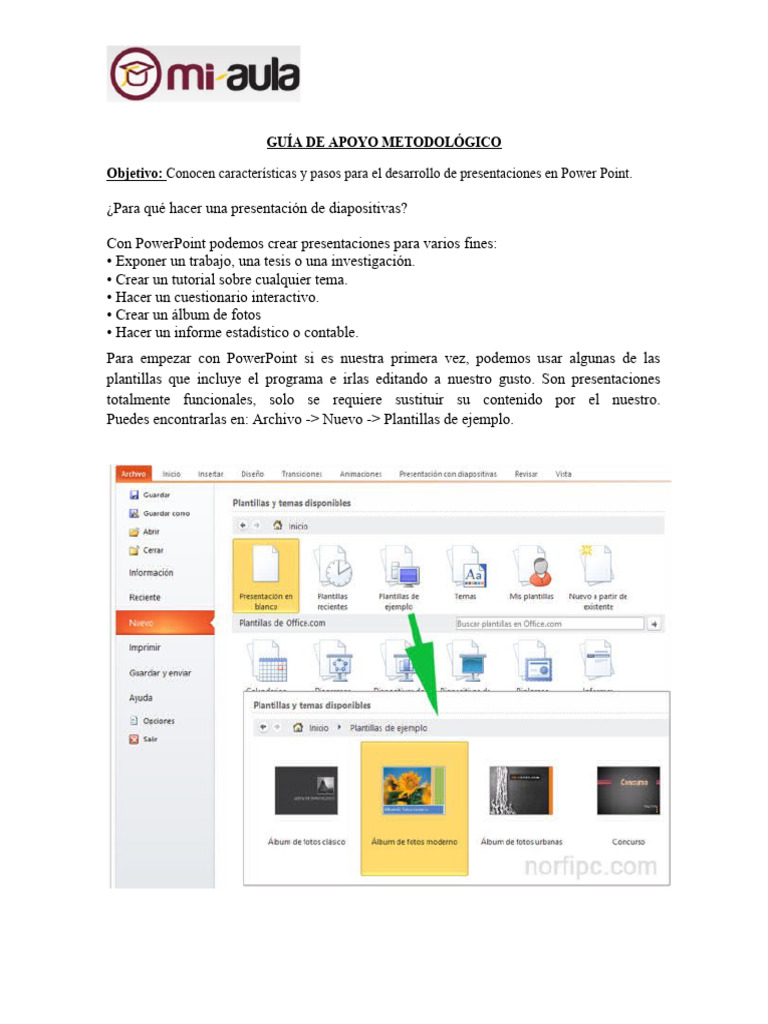Guia 3 Apoyo Metodologico Primeros Pasos Con Powerpoint 59178 20180818 ...