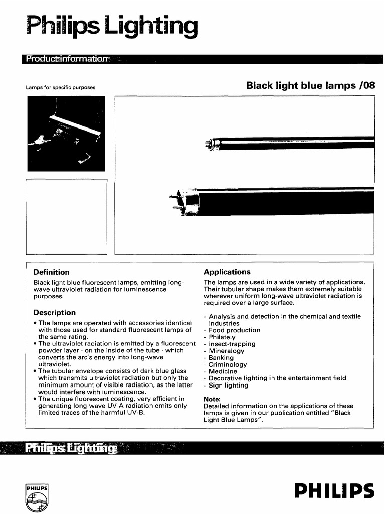 Black Light Blue Lamp PDF
