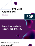 Quantitative 101