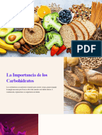 La Importancia de Los Carbohidratos